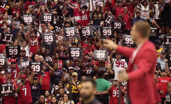 Former Texans star JJ Watt inducted into team s Ring of Honor AP
